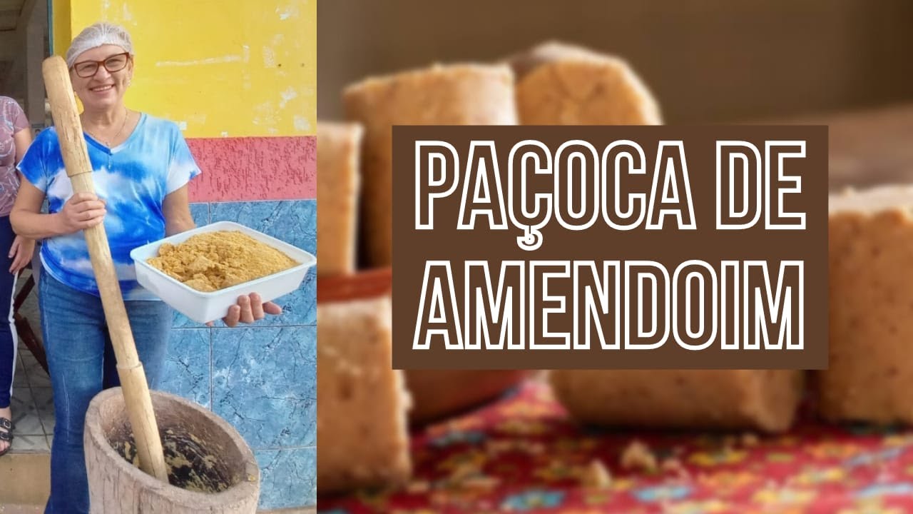 Como fazer Paçoca de Amendoim no Pilão