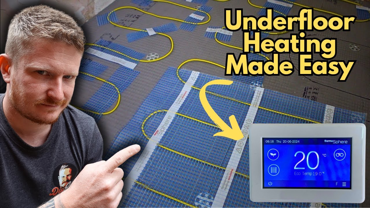 Underfloor Heating and Fibo Wall Panels - Bathroom Reno PT2