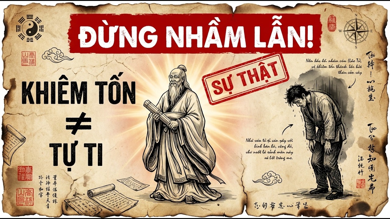 Đừng nhầm lẫn giữa KHIÊM TỐN và TỰ TI: Cách để được TÔN TRỌNG mà không cần phải 