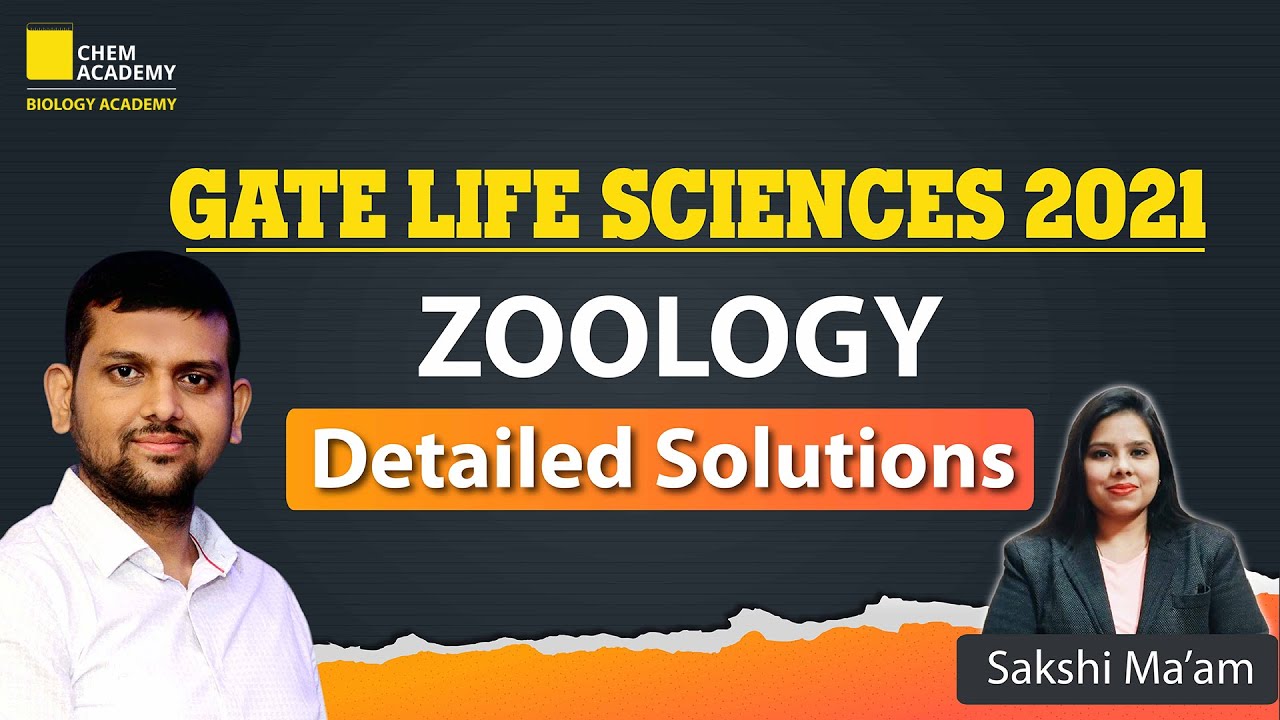 GATE XL Life Science Previous Year Question Paper with Solution 2021: Zoology