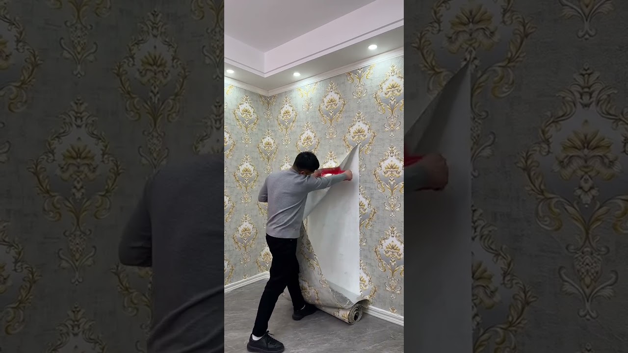 Wall sheet paper waterproof home decoration latest design #shortsfeed