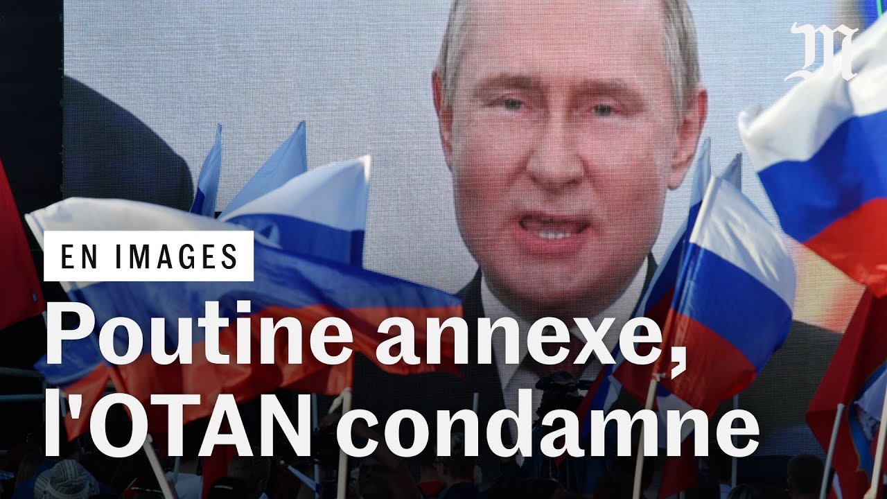 Ukraine : Poutine officialise l'annexion de quatre r&eacute;gions lors d'un grand spectacle