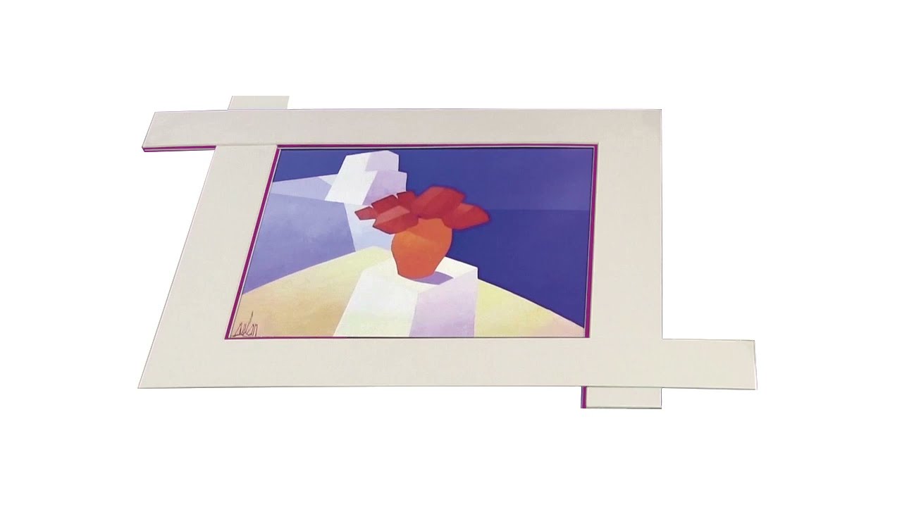 Expandable matboard with a fillet