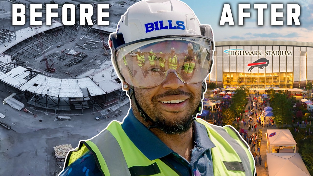 Steve Smith Sr. LEARNS How the Bills are Constructing the Newest NFL Stadium | Most Interesting Jobs