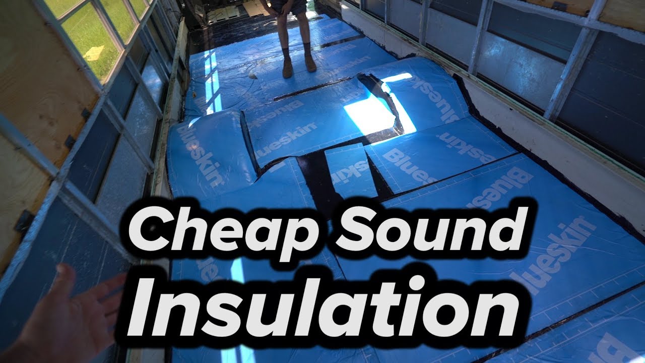 CHEAPEST SOUND INSULATION FOR SCHOOL BUS !!