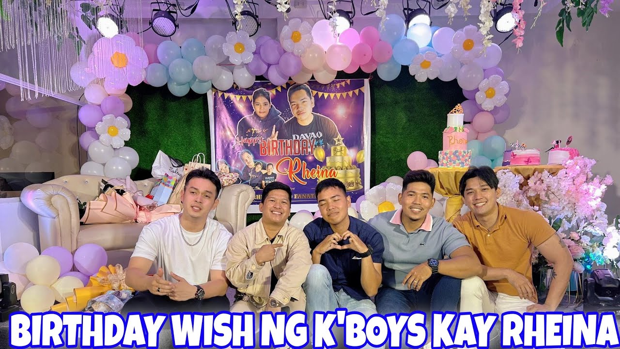 ANG BIRTHDAY WISH NG K'BOYS KAY RHEINA!