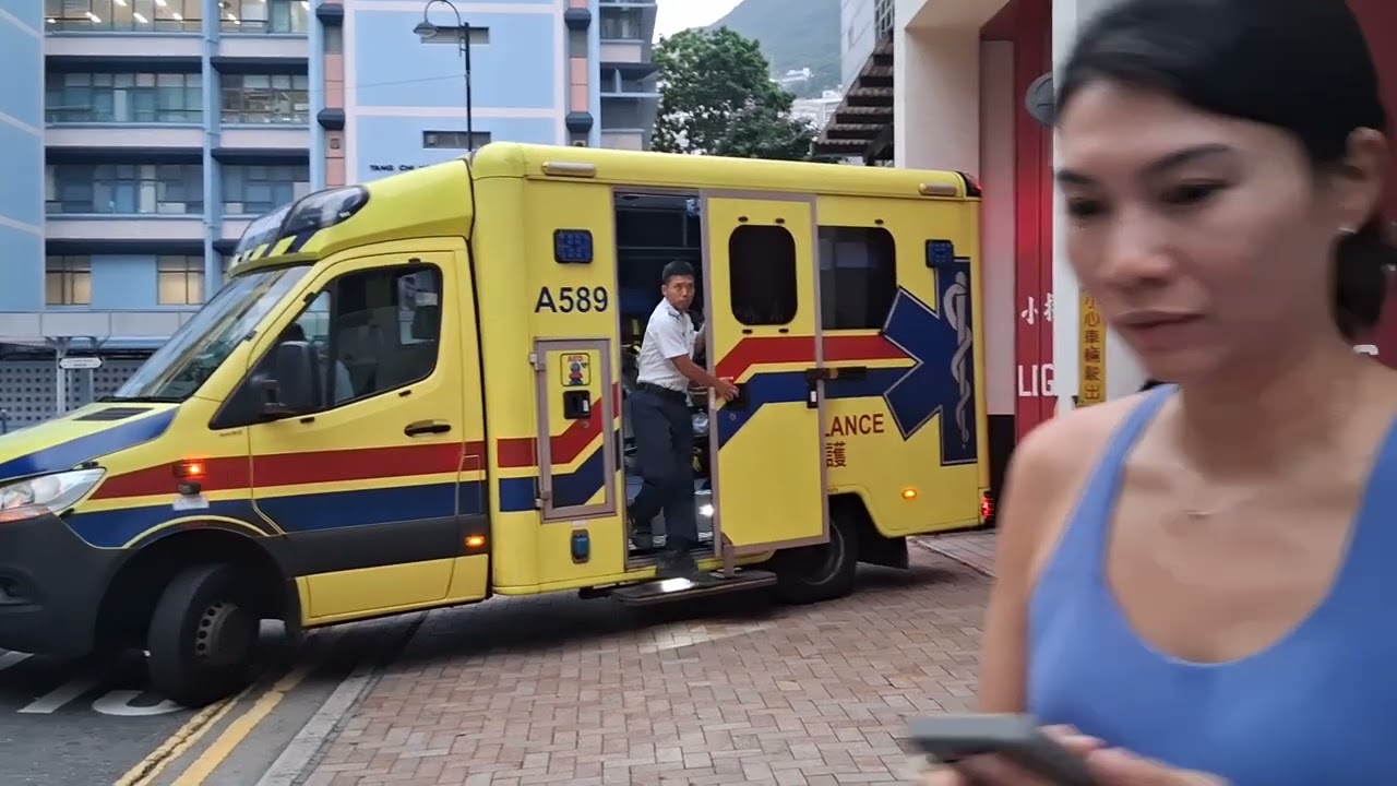 摩利臣山救護站去A589救護車 Morrison Hill Ambulance Depot A589 Ambulance Turnout