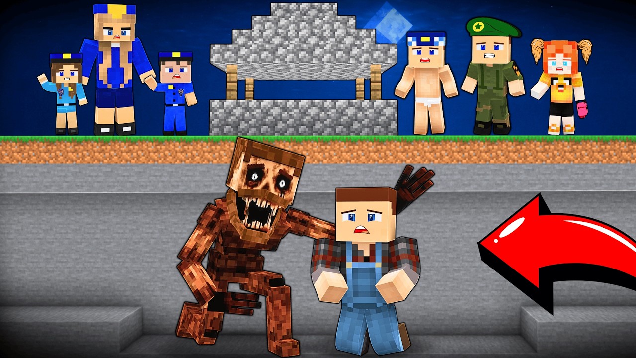 KEREM KOMİSER GİZEMLİ KUYUNUN İÇİNE HAPSOLDU! 😱 - Minecraft
