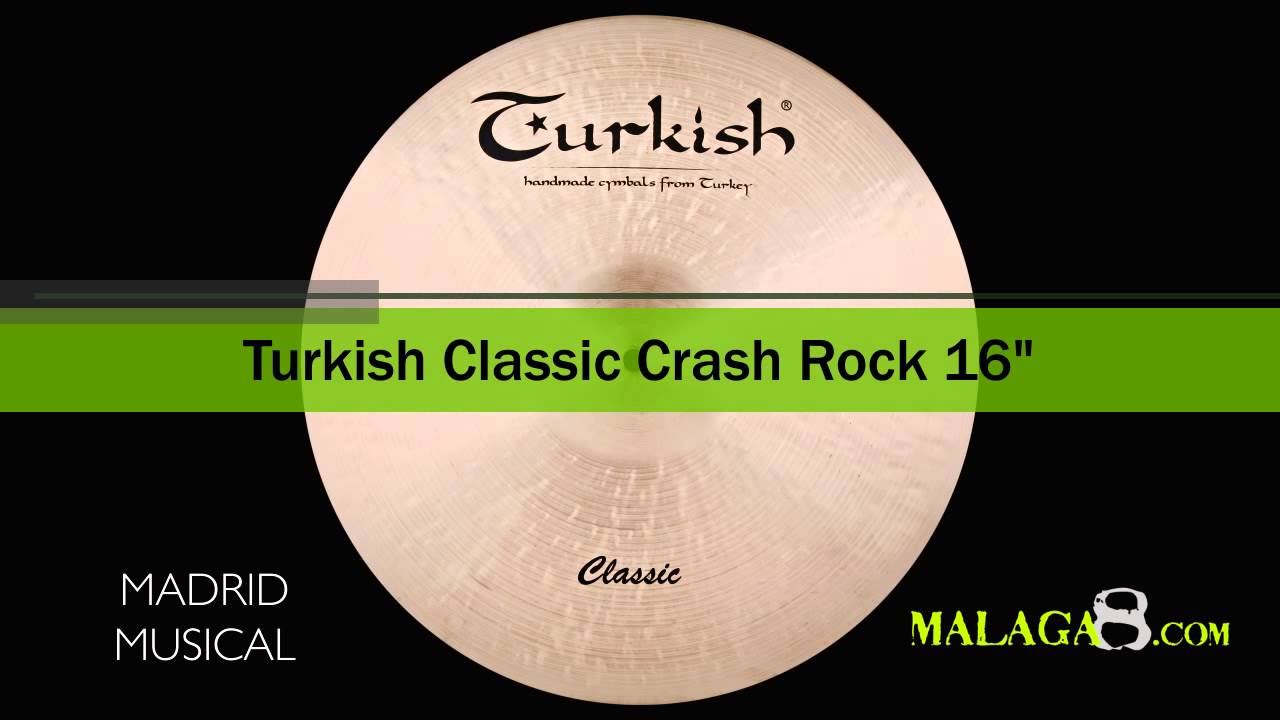 Platos Turkish Classic Crash Rock 16"