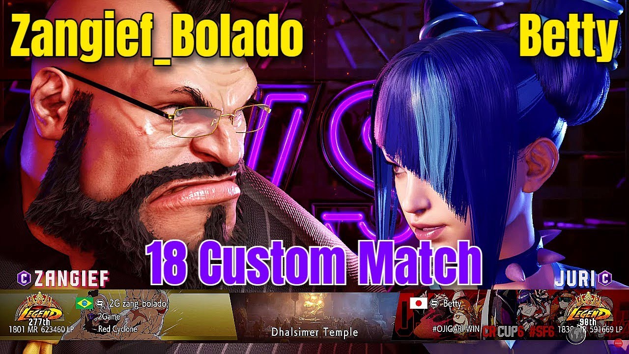 Street Fighter 6 🔥 Zangief_Bolado (Zangief) vs Betty (Juri) – Безумный Бой! [Бои Высокого Уровня]