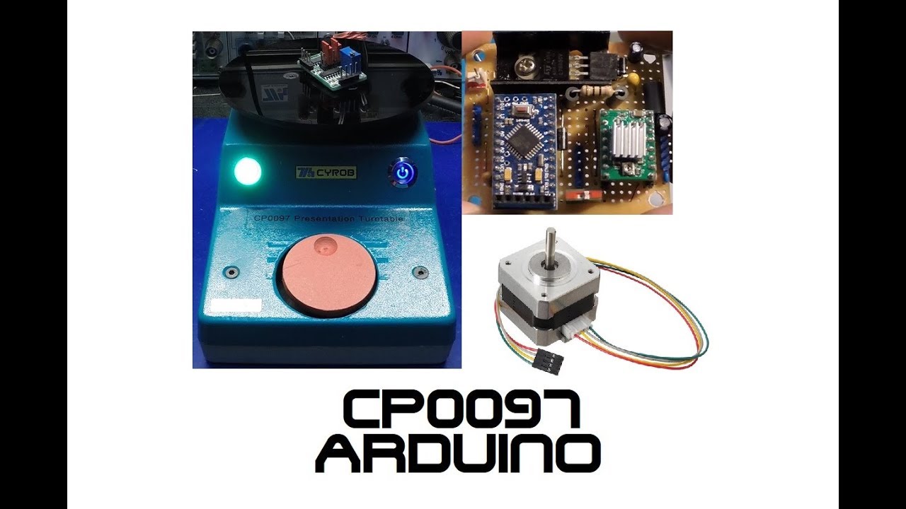 Cyrob : CP0097 Plateau tournant à base d'Arduino, Partie 1: Hardware
