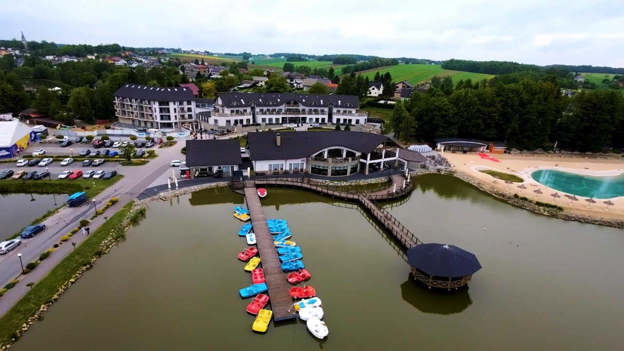 Molo Resort –🌅 Osiek koło Oświęcimia z lotu ptaka 🚁