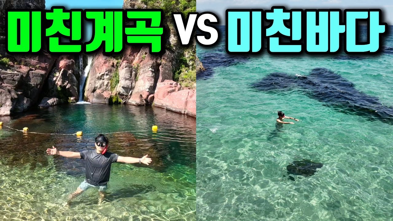 여름휴가 고민?이 영상 하나면 됩니다. 국내 최고의 계곡과 바다를 동시에!