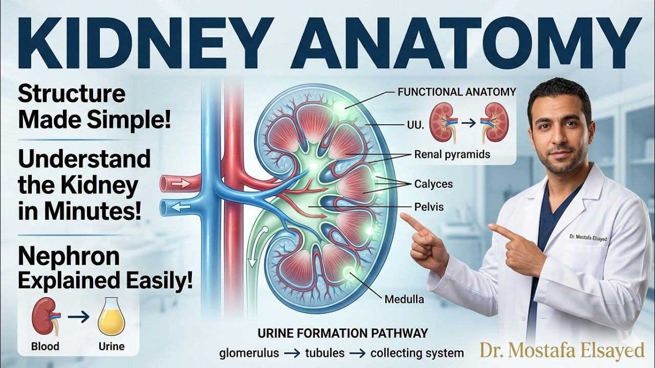 Anatomy of kidney شرح