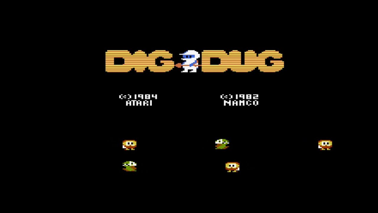 Just For Fun Retro Run - Dig Dug - Atari 7800