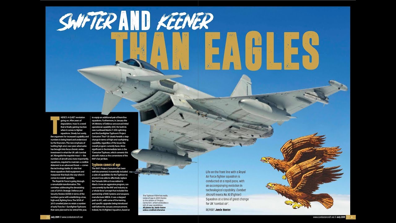 Swifter and Keener than Eagles — RAF Eurofighter Typhoon squadron