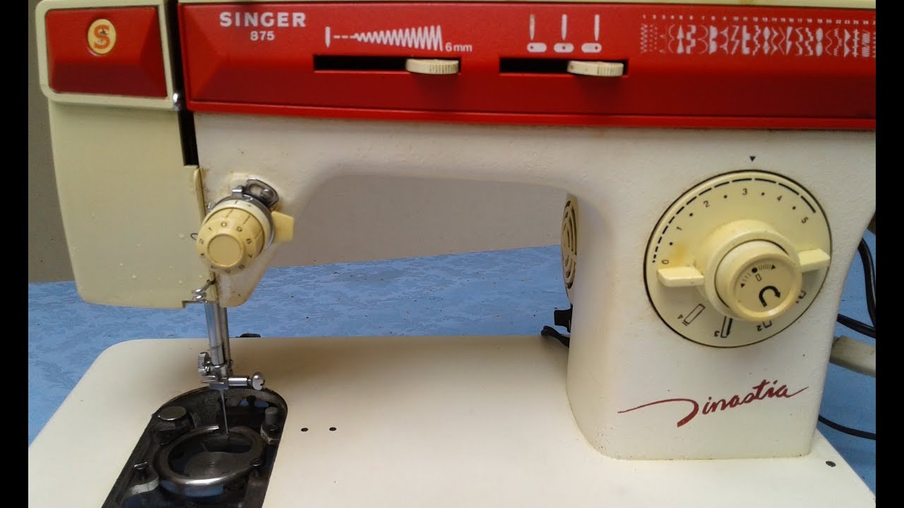 Puesta a punto maquina de coser singer Dinastia