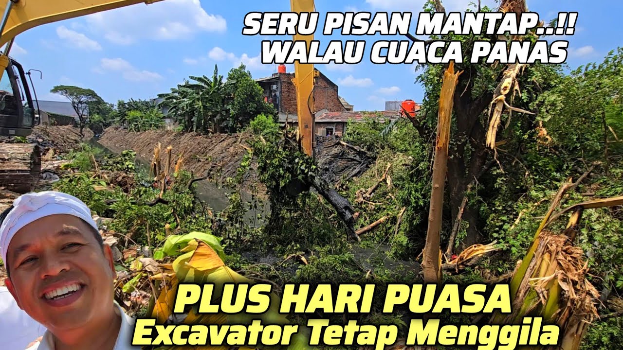 GILA GILA GILA❗️BENAR BENAR SERU EXCAVATOR HAJAR ROBOHKAN APA YANG NAMPAK & MENGHADANG JALURNYA❗️