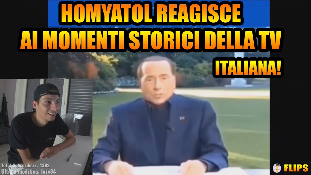 HOMYATOL REAGISCE AI MOMENTI STORICI DELLA TV ITALIANA! | HOMYATOL LIVE