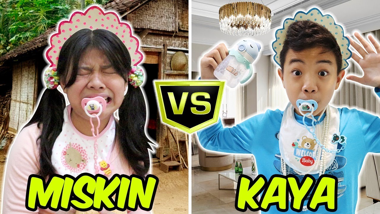 BAYI KAYA VS BAYI MISKIN Part 1, NANGIS KEJER MINTA MAINAN !! Drama Parodi Lucu | CnX Adventurers