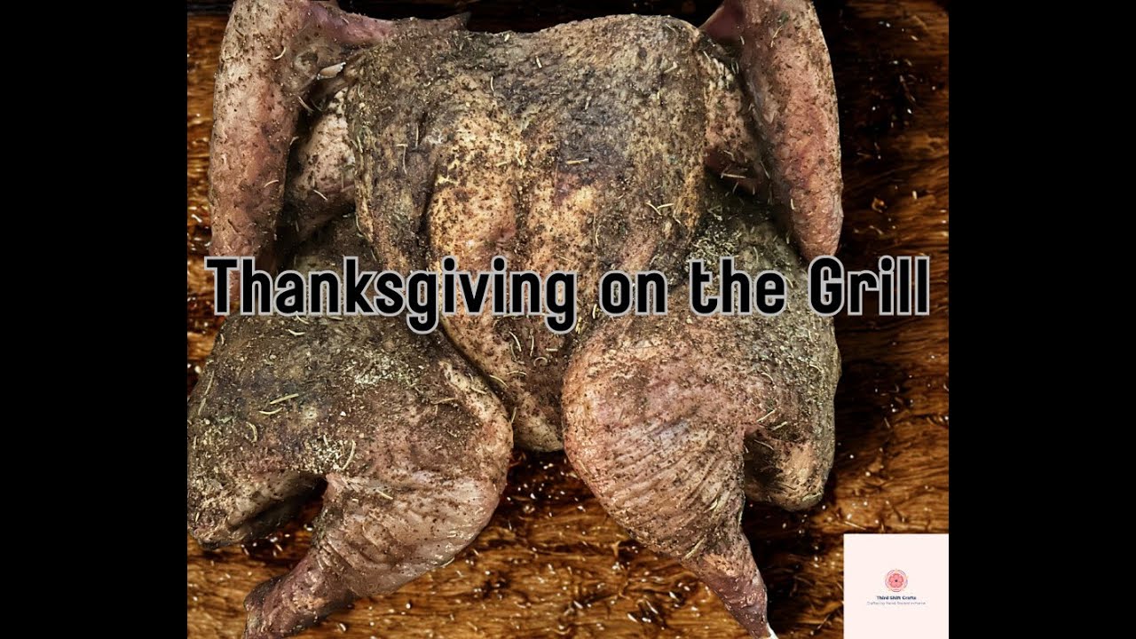 Outdoor Thanksgiving Feast | Turkey, Biscuits & Sides on the Grill (Weber Kettle + Spirit)