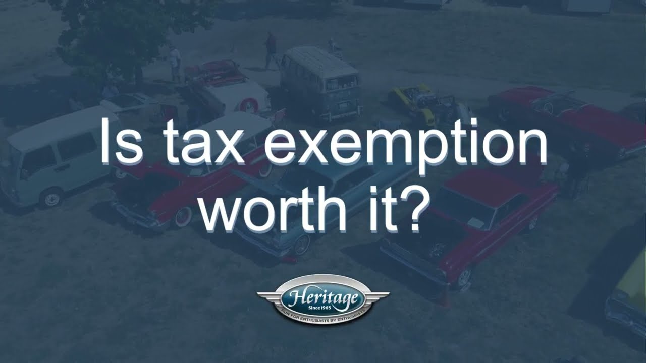 When Does A Car Becomes Tax Exempt? 2026 Classic Car Tax Exemption Guide | Heritage Car Insurance
