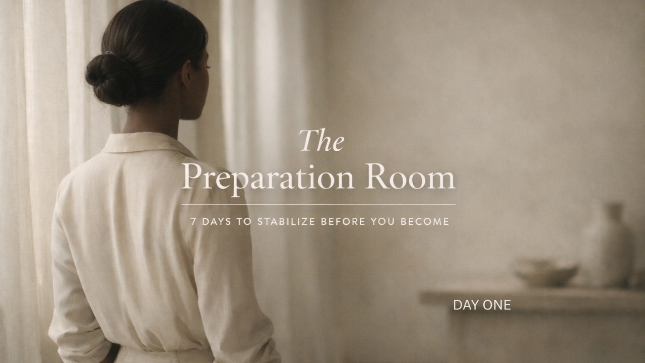7 Days to Stabilize Before You Become-DAY 1