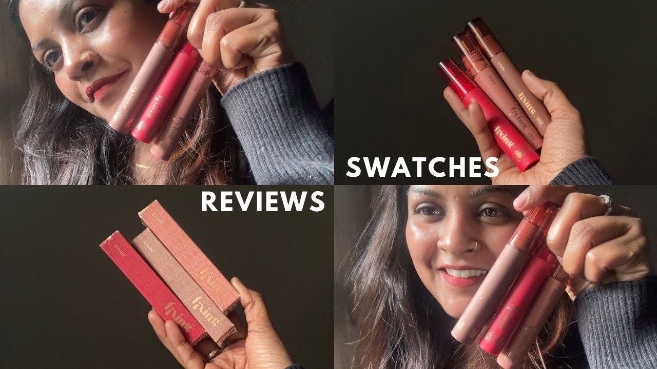 ETUDE FIXING TINT for INDIAN SKIN 🇰🇷 swatches + reviews 