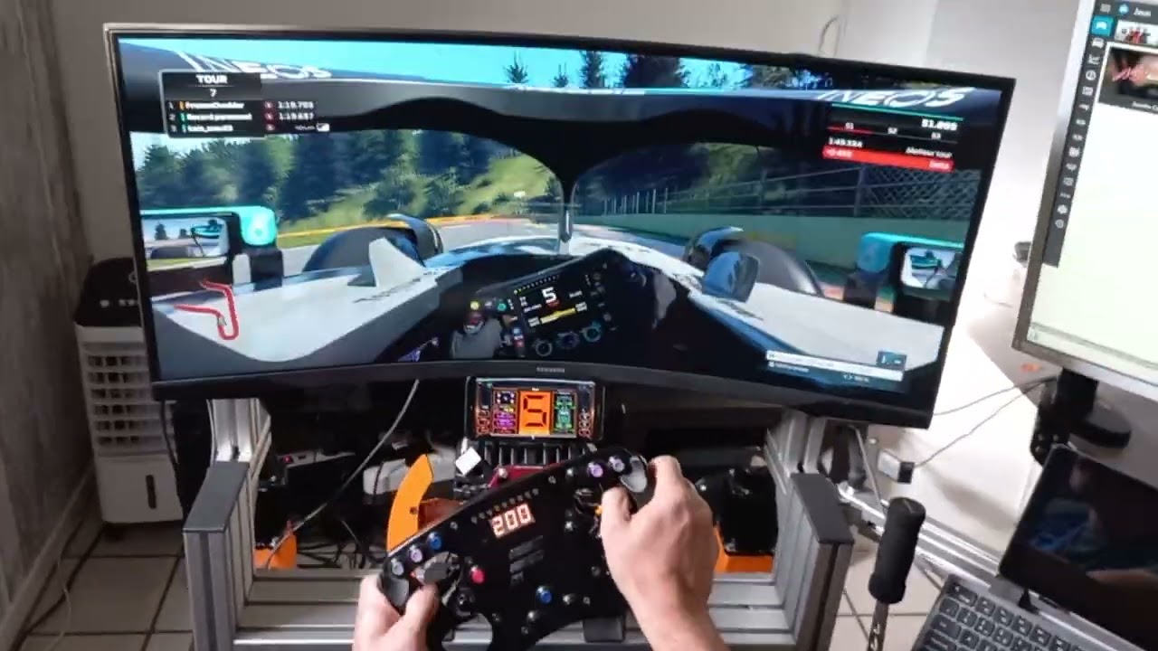 Test de la nouvelle base DD CSL Fanatec et de F1 22 sur mon simu