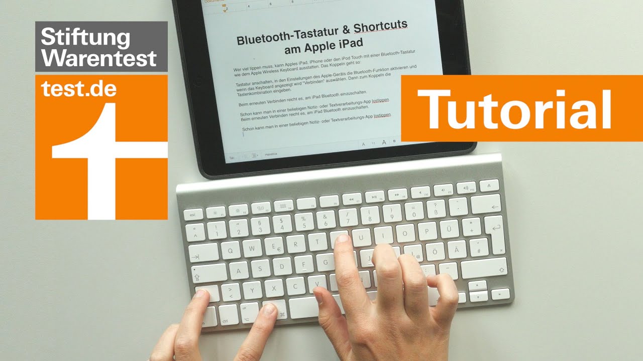 Tutorial: iPad mit Bluetooth-Tastatur nutzen & Shortcuts verwenden Anleitung