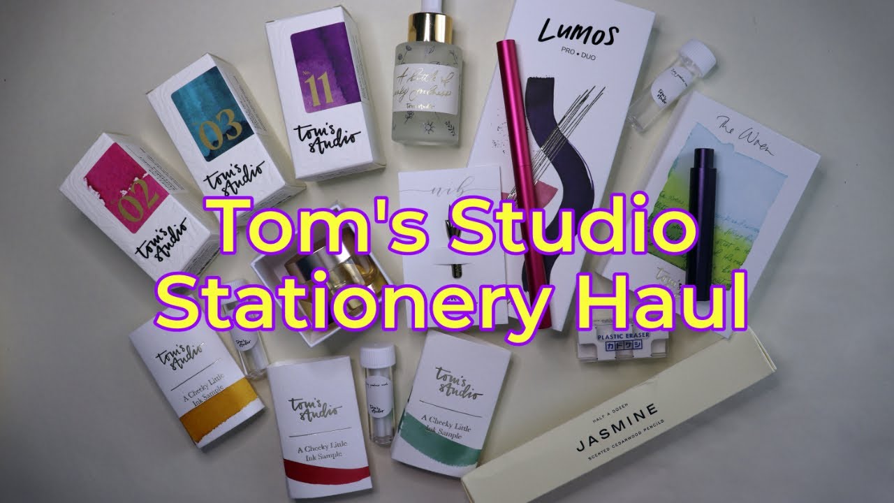 I Went a Little Crazy at Tom’s Studio - BIG Stationery Haul!