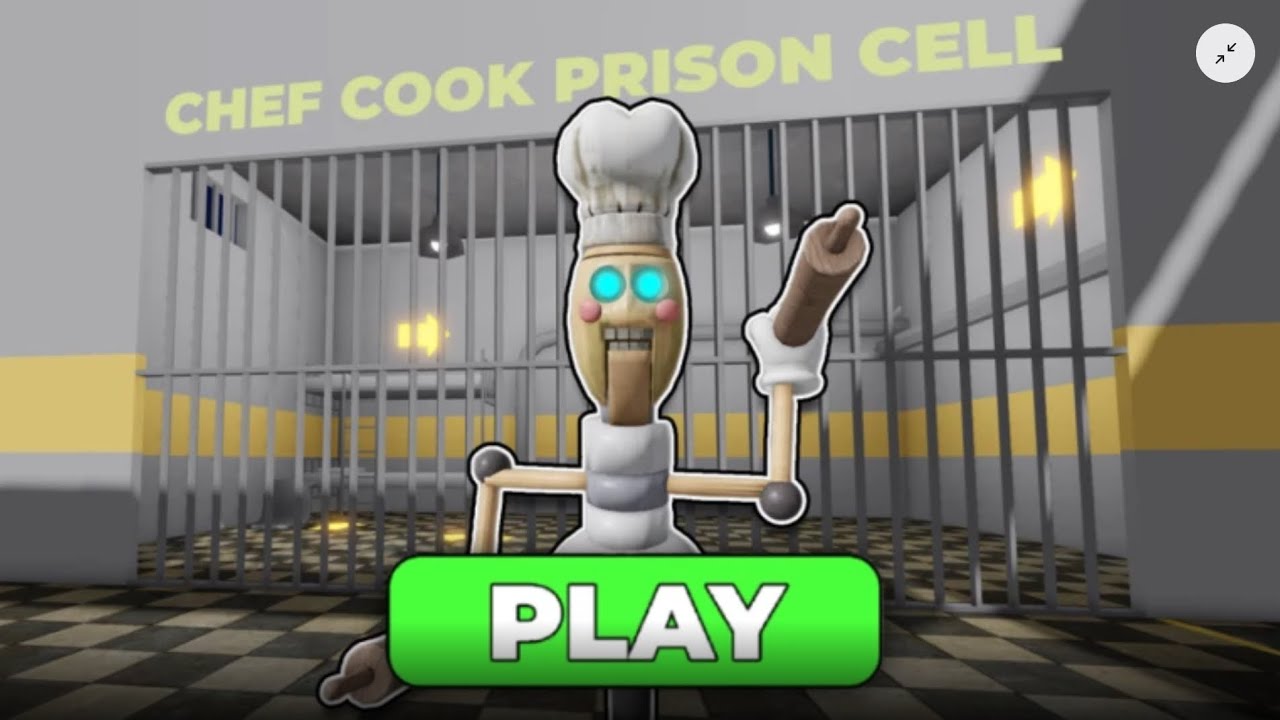 CHEF COOK PRISON RUN! (Obby)