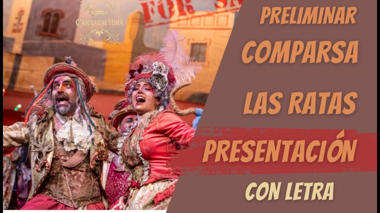 Comparsa Las ratas - Presentaci&oacute;n (con letra) Carnaval de cadiz 2025