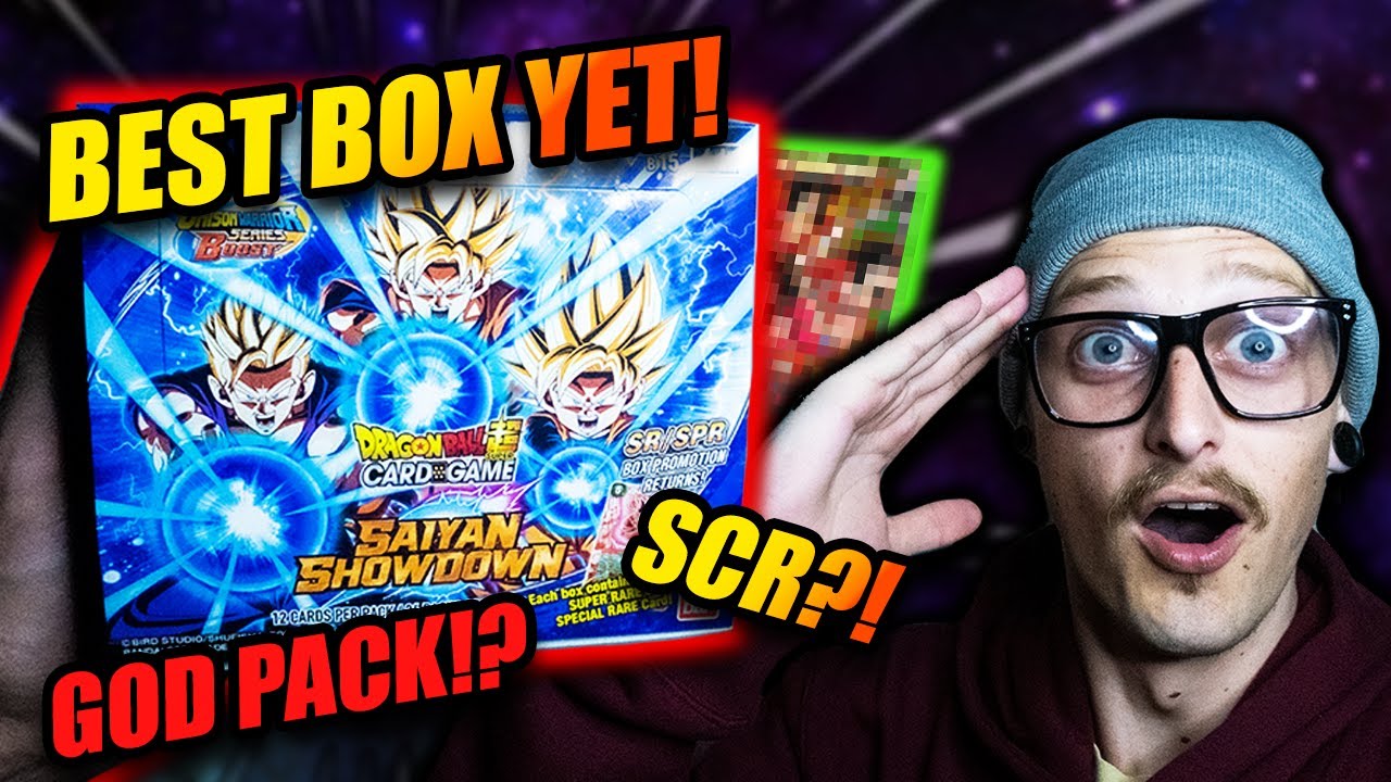 *WE GOT ONE!* Second Box Luck! - Saiyan Showdown - Dragon Ball Super Card Game