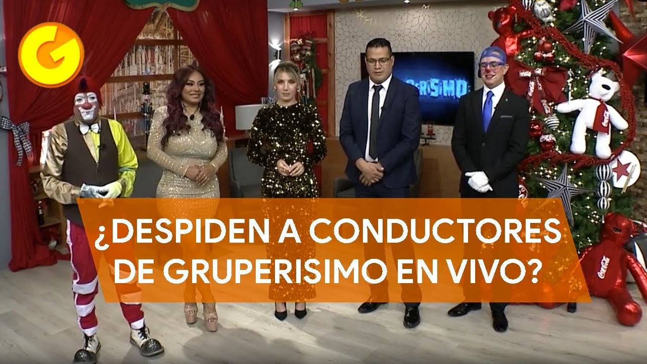 ¿Despiden a conductores de 'Gruperisímo' en vivo?
