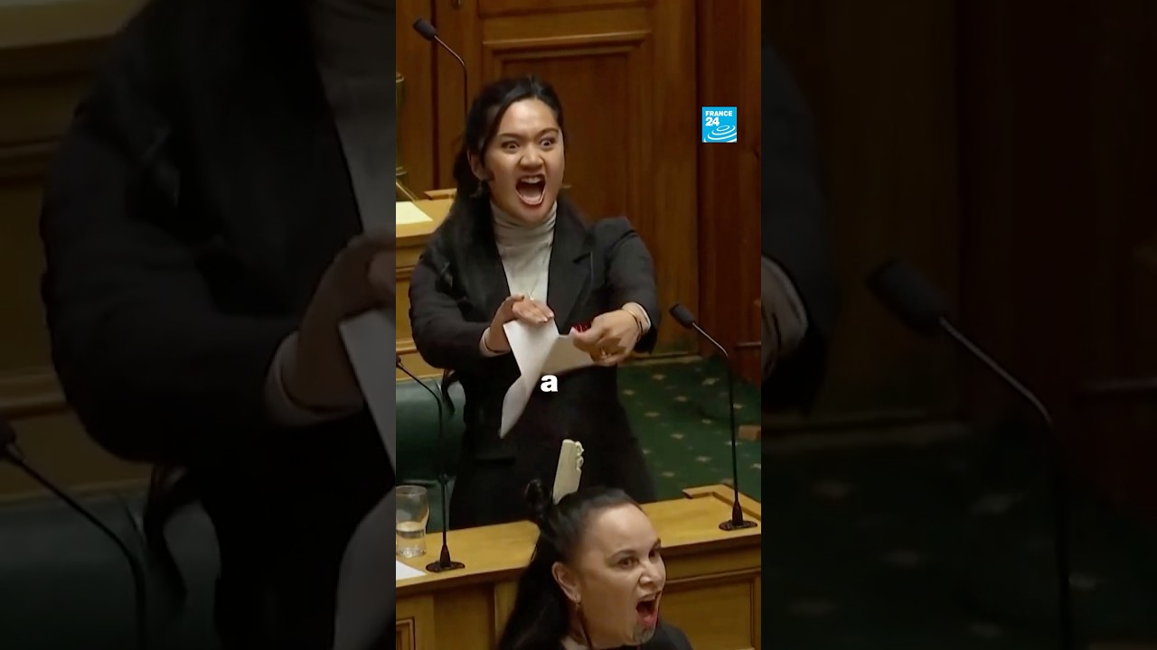 In #NewZealand, Indigenous #Maori MPs stage a #haka &bull; FRANCE 24 English