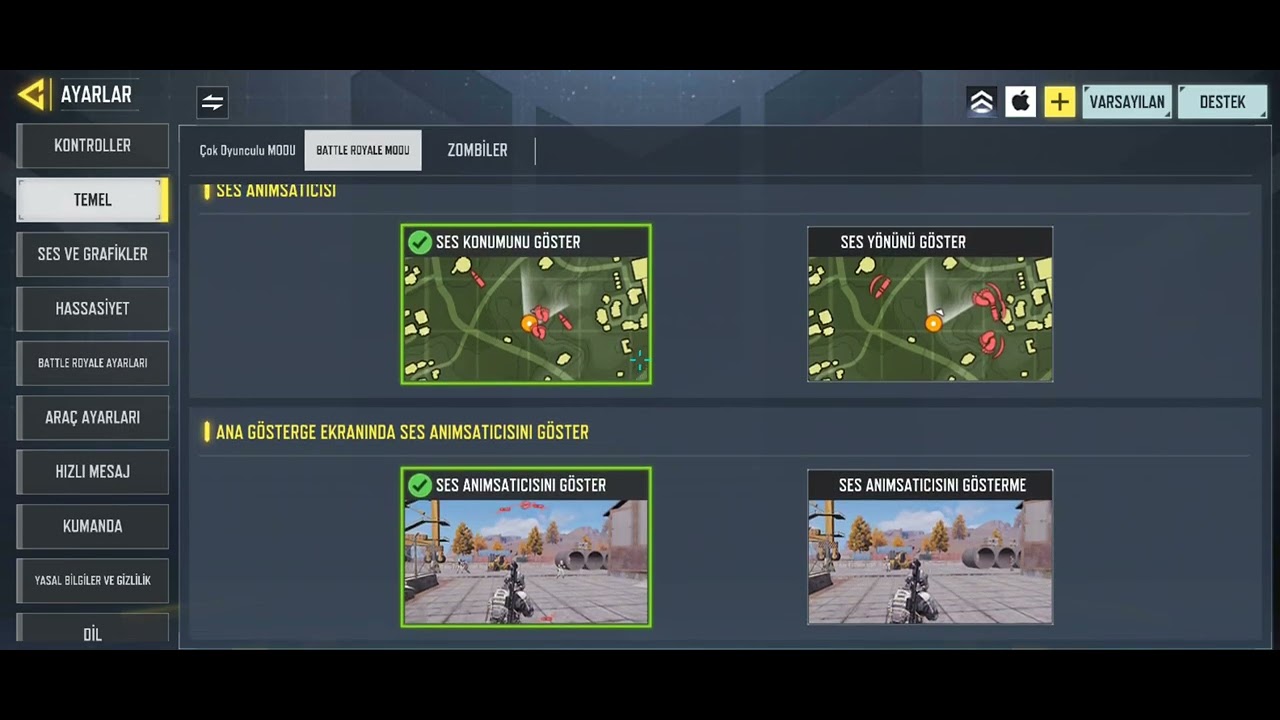 Call of duty mobile  *MOBİL telefon için temel ve hassasiyet ayarları*