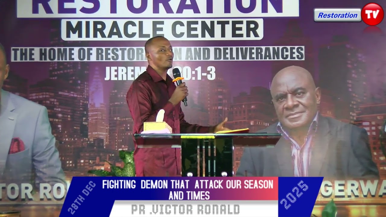 SUNDAY SERVICE || PR.VICTOR RONALD || THEME: FIGHTING DEMONS WHICH ATTACK OUR SEASONS AND TIMES