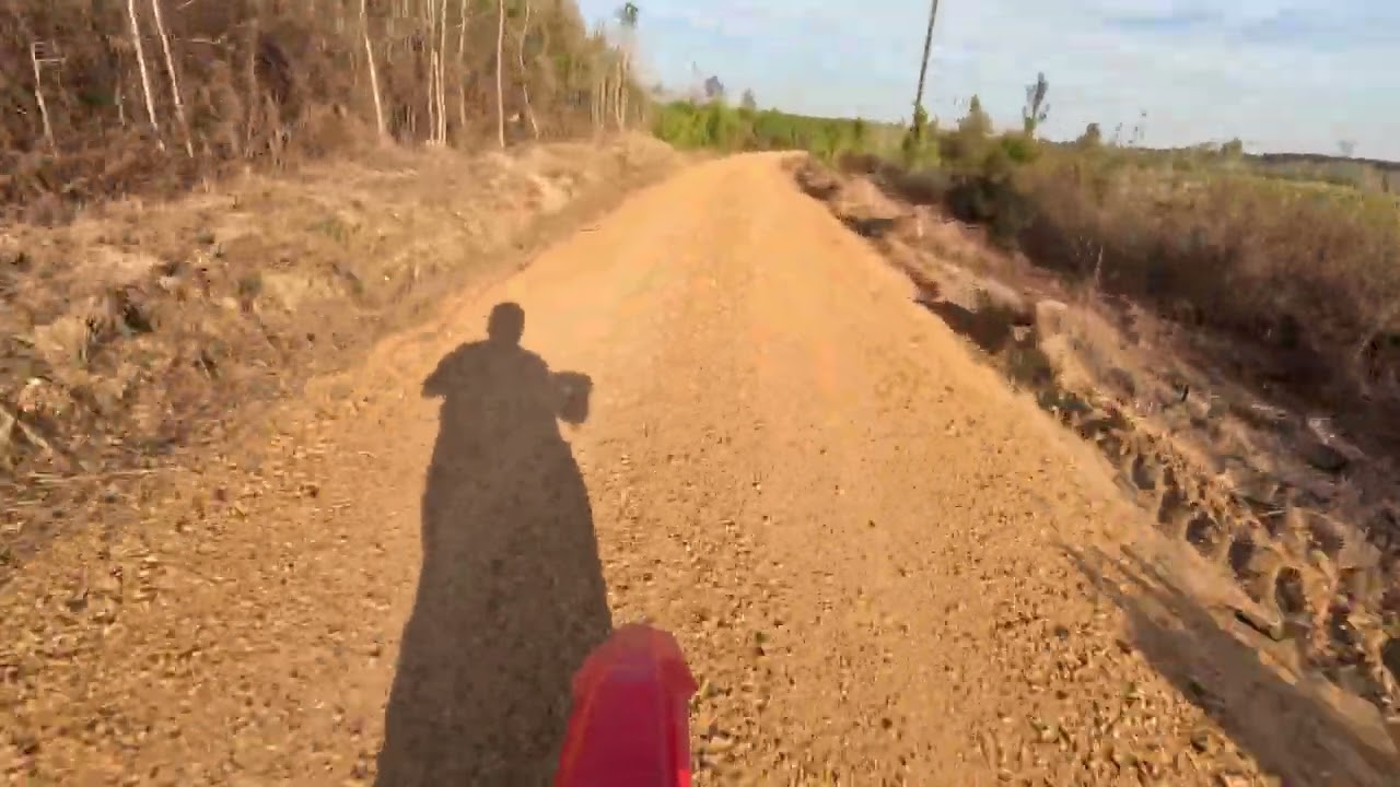Riding the loop around my house 
