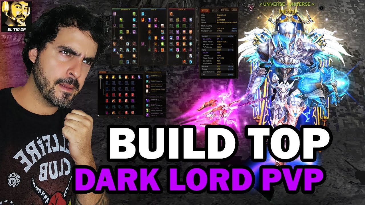 BUILD TOP PVP DARK LORD+TIPS🔥💯|Muonline S17.2