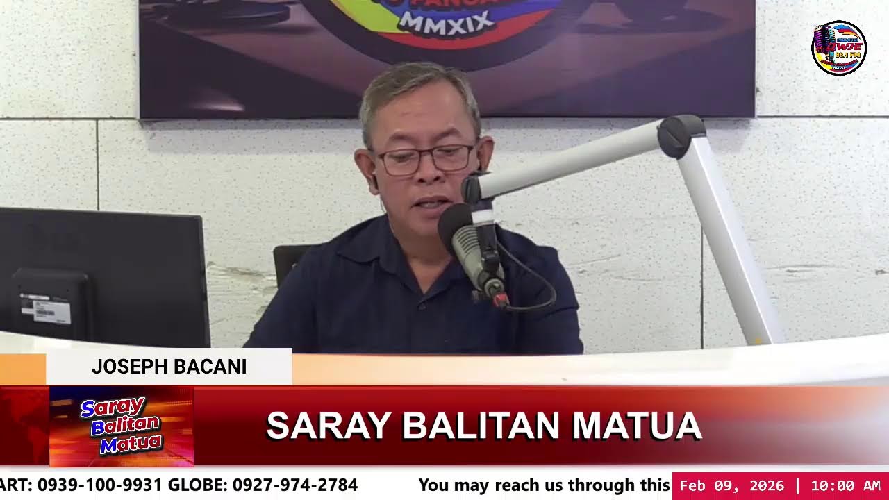 SARAY BALITAN MATUA   MONDAY, February 09, 2026