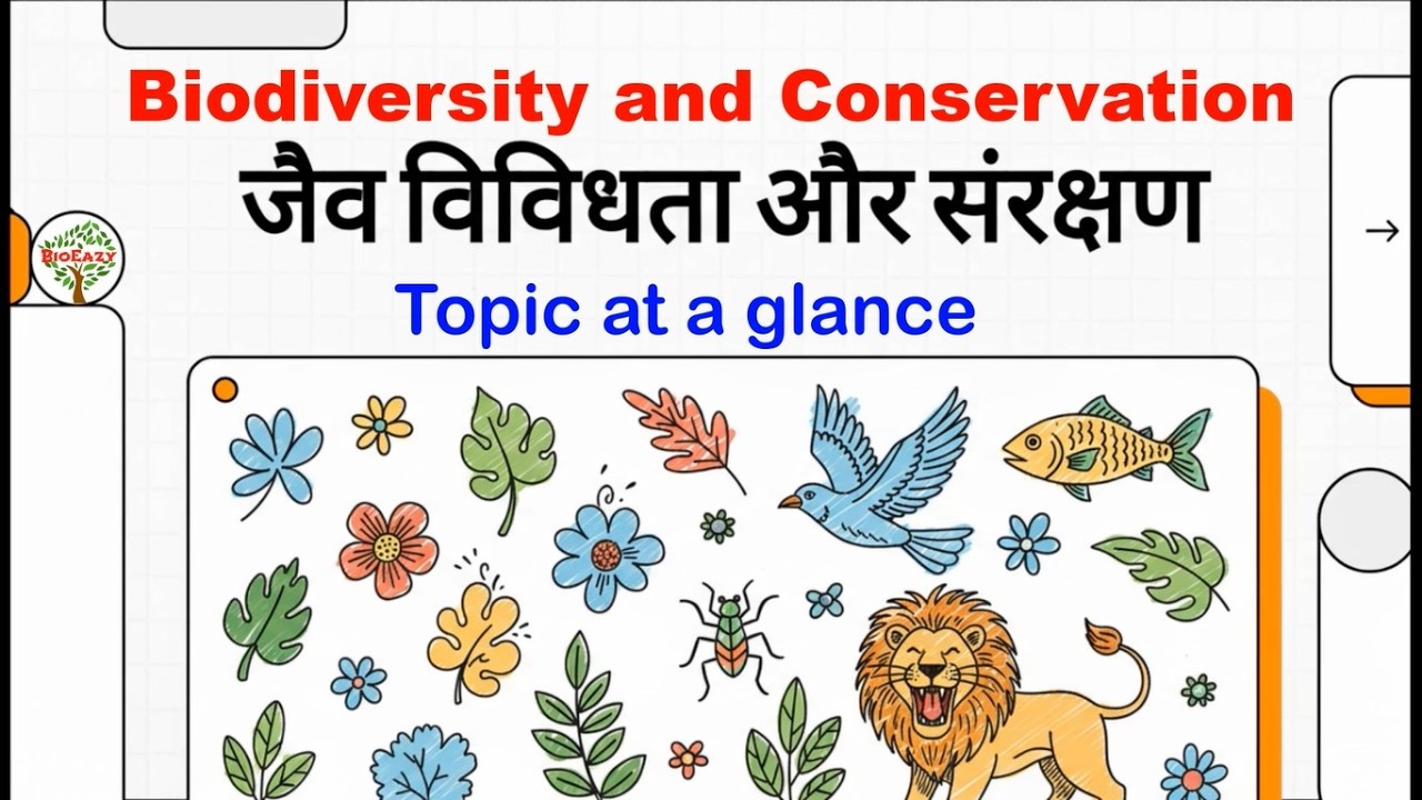 Biodiversity and Conservation || Topic at a glance || BioEazy