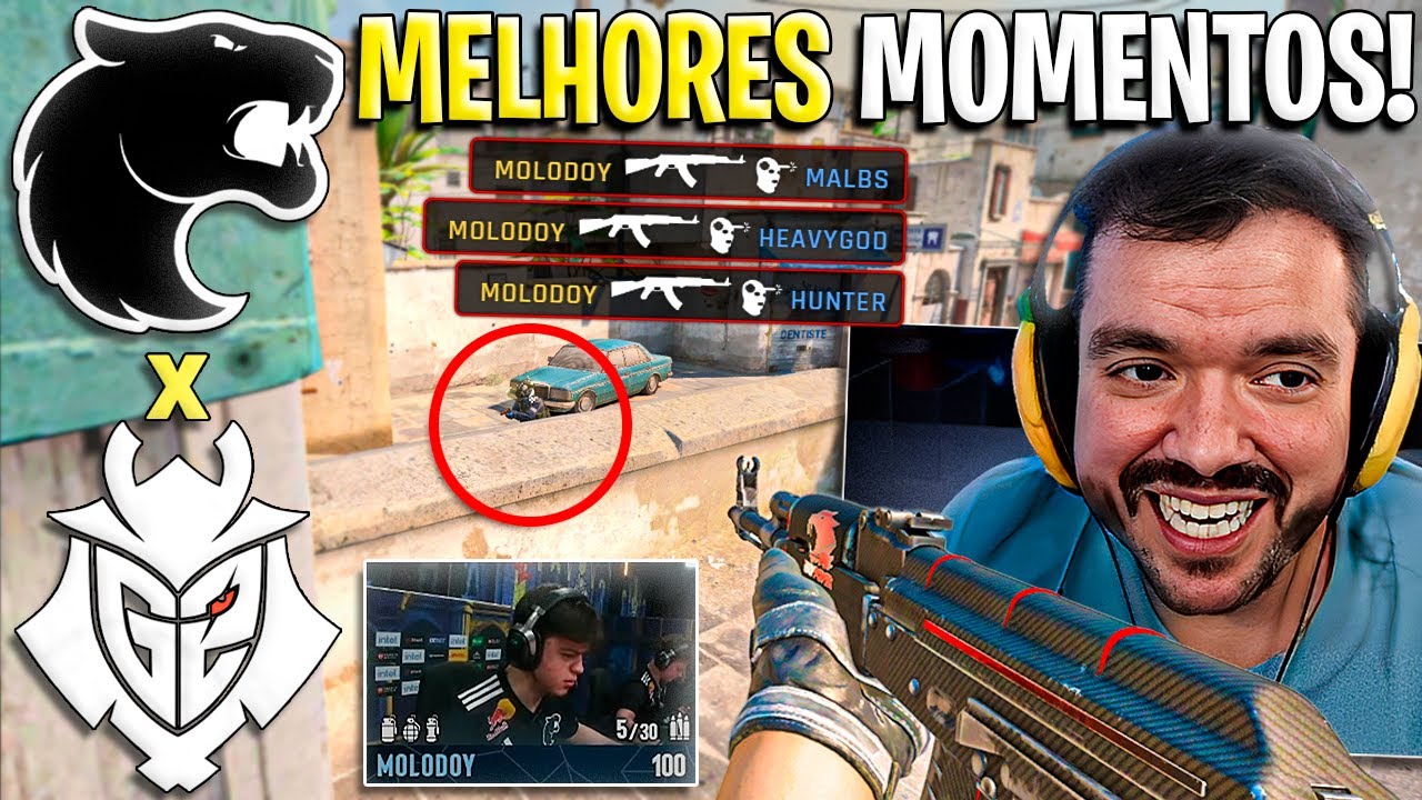 QUE SHOWWW DO MOLODOY!🔥 FURIA x G2 (MELHORES MOMENTOS) - IEM COLOGNE 2025 (GAULES)