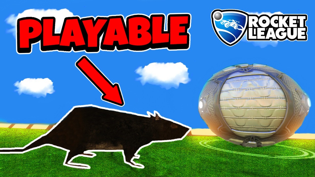 The STRANGEST Workshop Maps in Rocket League…