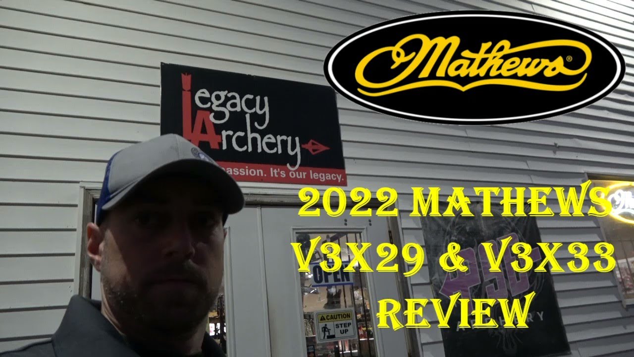 NEW 2022 Mathews Archery - V3X 29 and V3X 33 Bow reviews - A tour of their new features