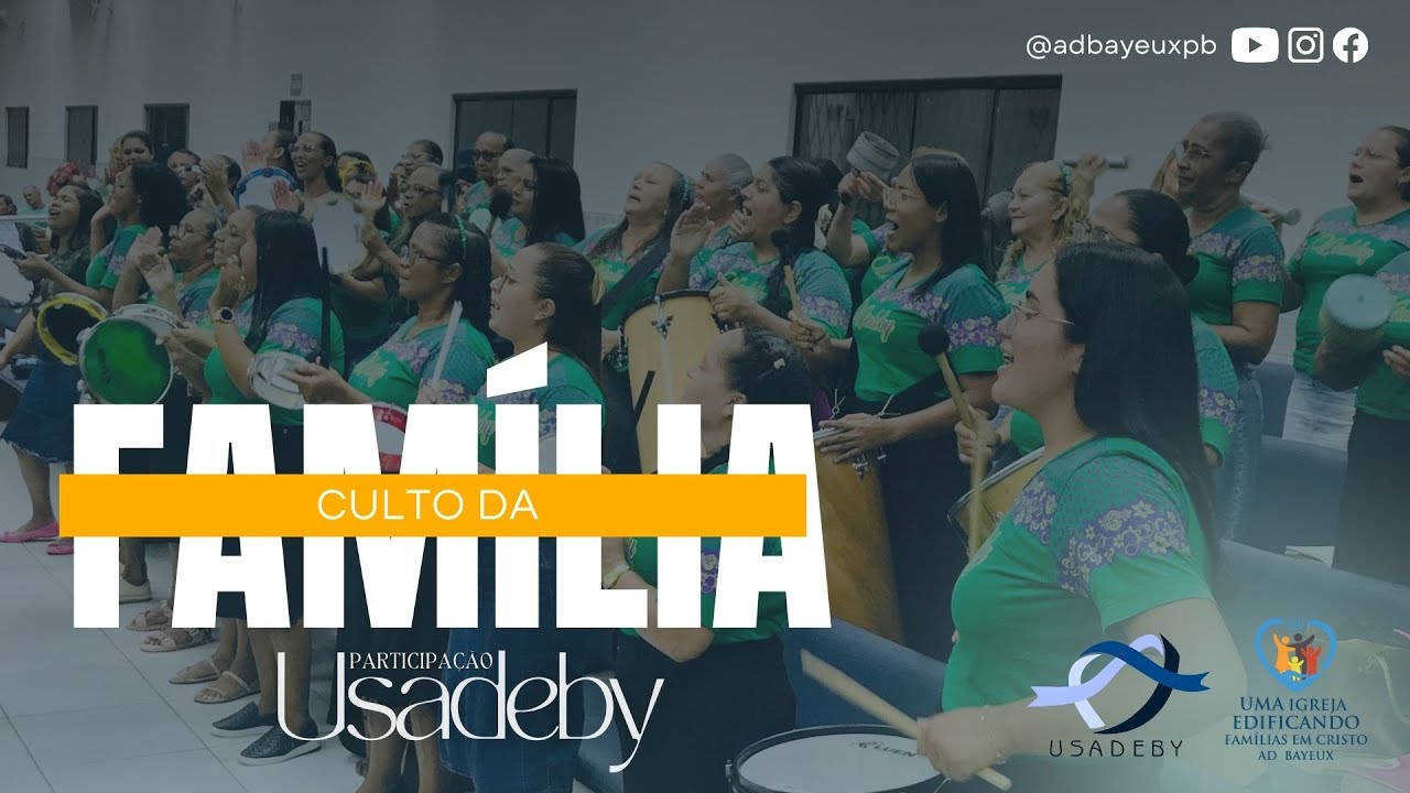 CULTO DA FAMÍLIA | Assembleia de Deus Bayeux-PB - 08/05/2024