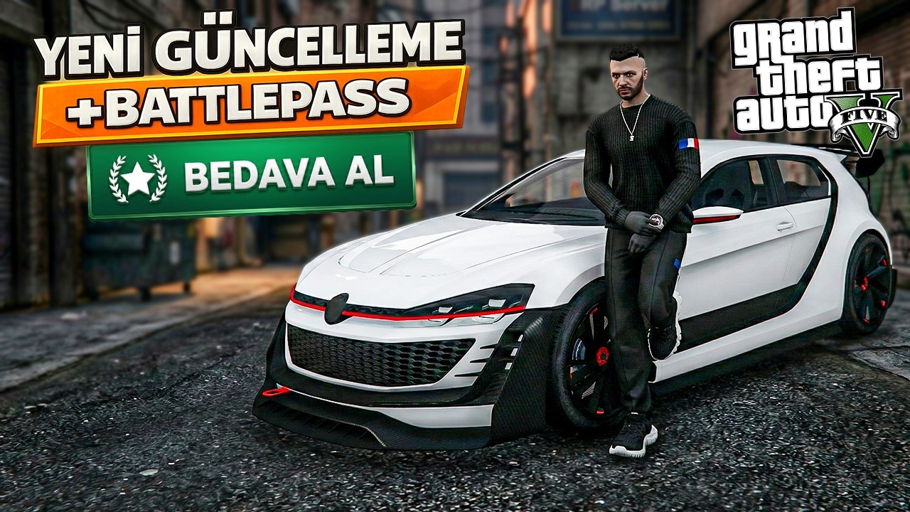 GTA 5 E BATTLE PASS GELDİ! MARKALI EFSANE ARAÇLAR! BEDAVA BATTLE PASS PLUS NASIL ALINIR?