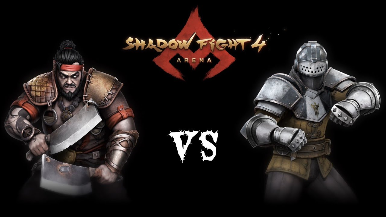 Shadow Fight 4 Arena | Stage 1: Butcher Defeats Ironclad | How to attack Ironclad till the end 🔥