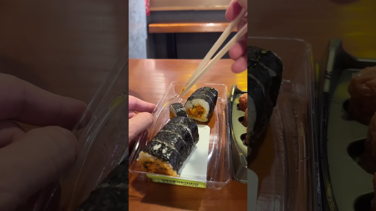 Convenience Store Kimbap Set #mukbang #koreanfood #korean #kfood #koreafood #asmr