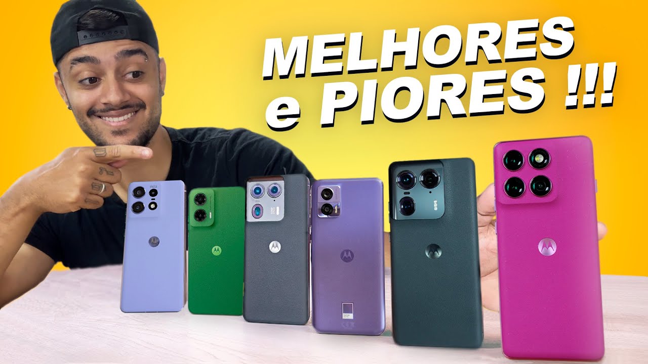 TÁ BARATO! MELHORES Celulares MOTOROLA para COMPRAR! (DO BARATO AO CARO)